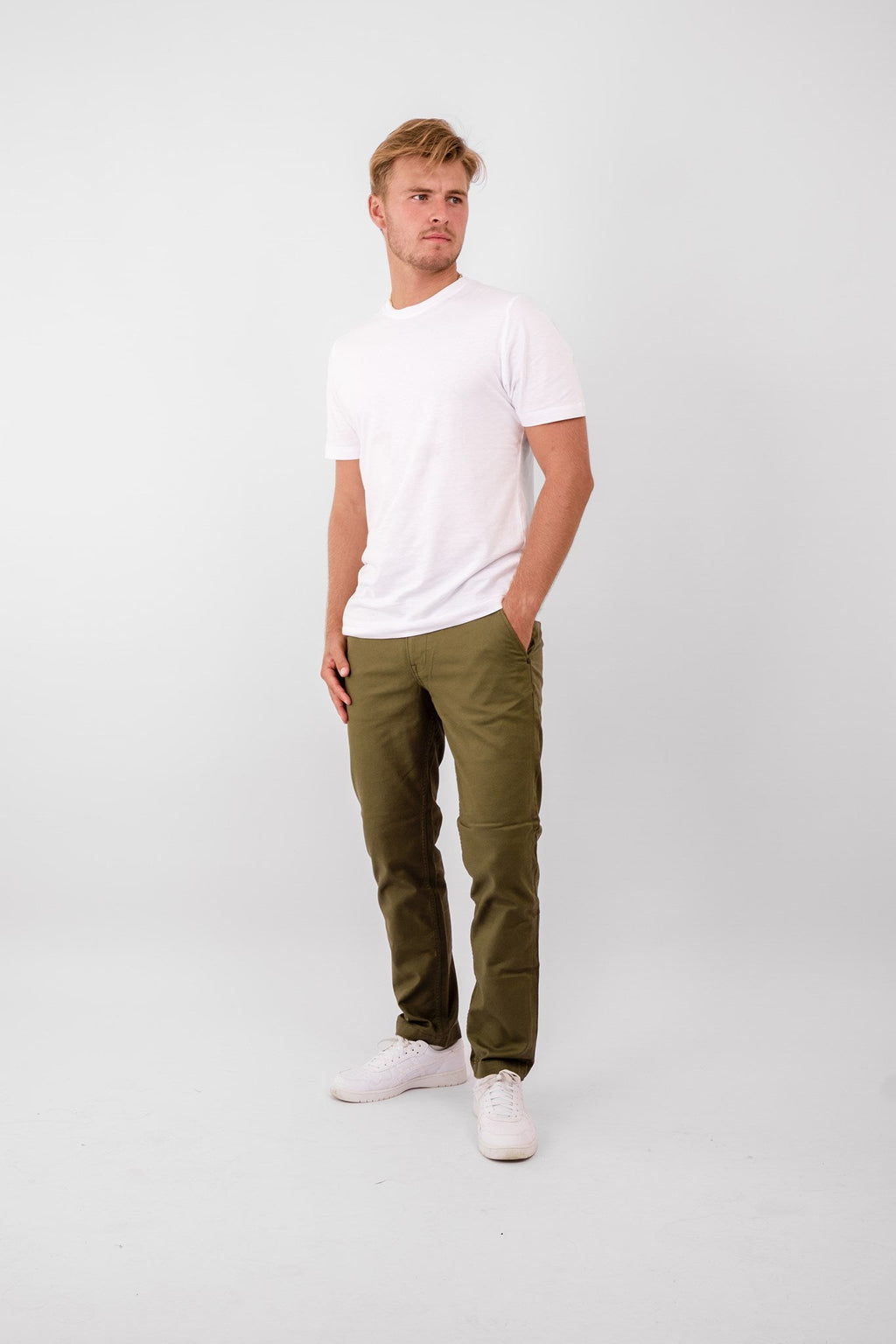 Performance Structure Pants (Regular) - Oliven