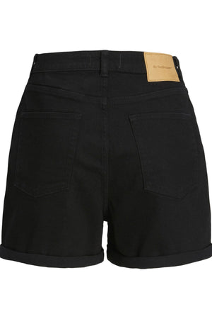 Denim Shorts - Black Denim