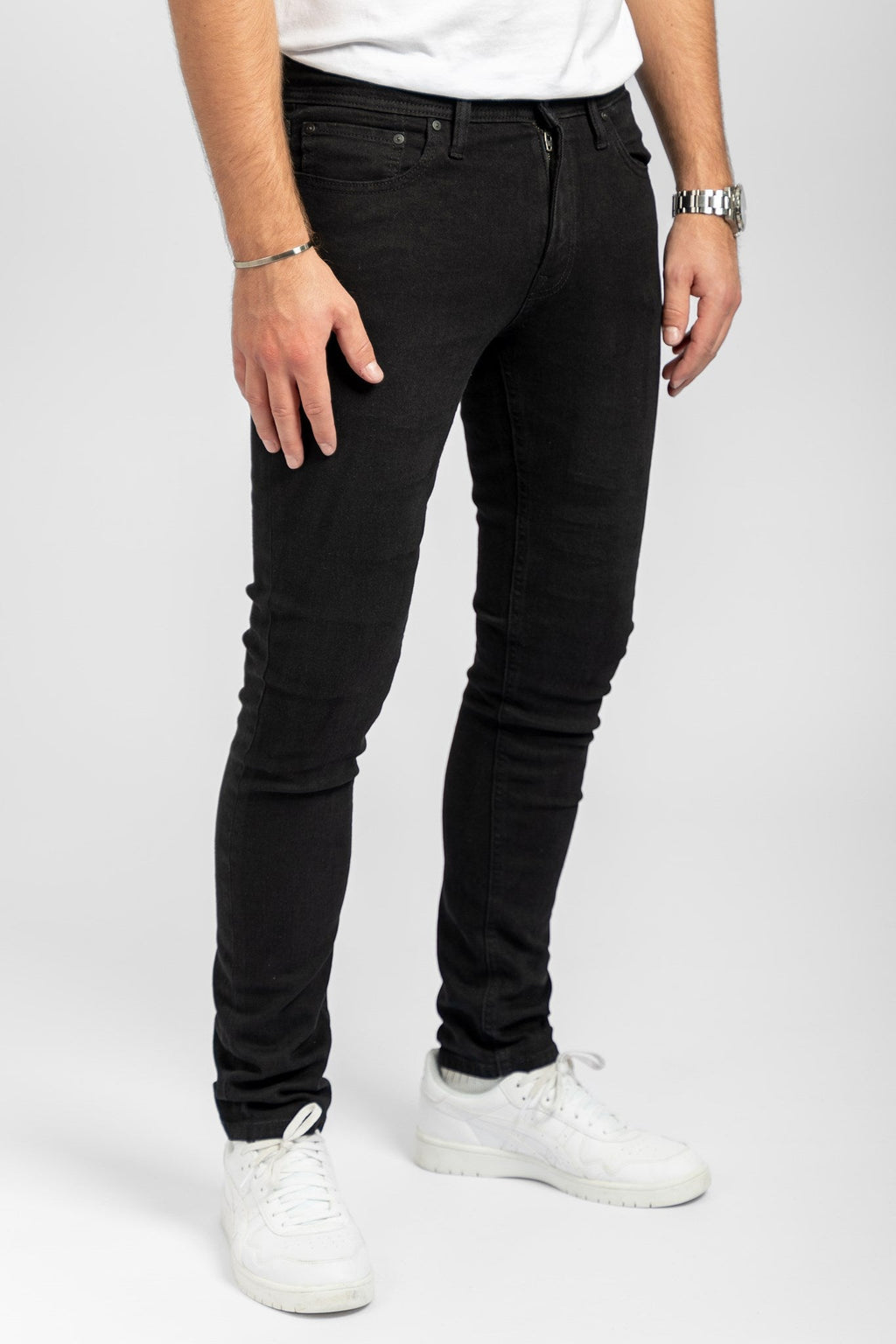 Performance Jeans (Slim) - Black Denim