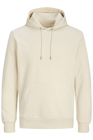 Basic Hoodie Sweat - Lys Beige