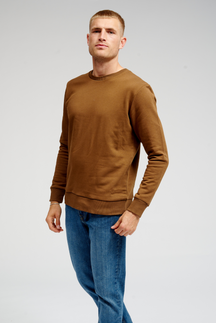 Basic Crewneck Sweat - Brun