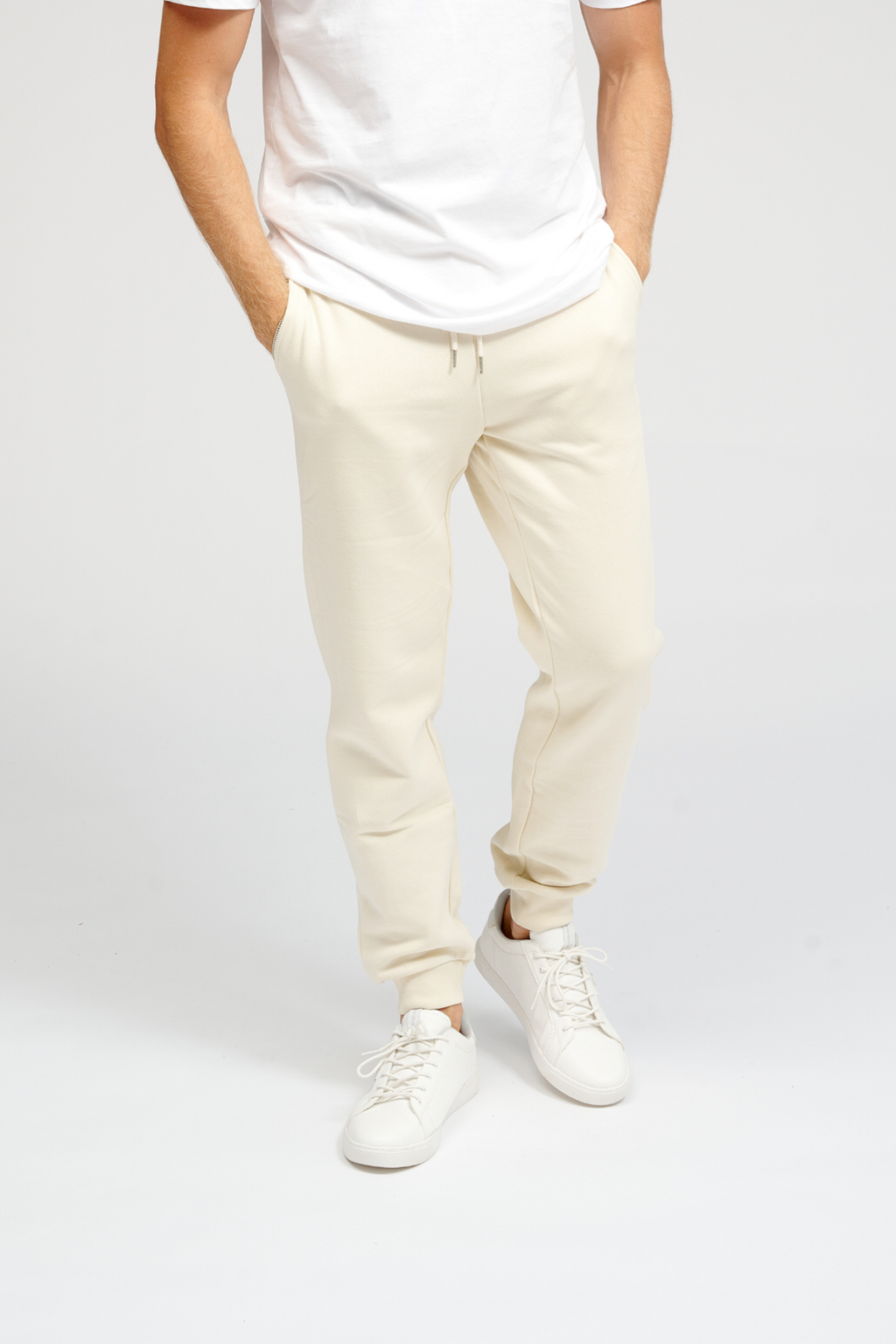 Basic Sweatpants - Lys Beige