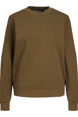 Basic Crewneck Sweat - Brun