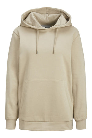 Basic Hoodie Sweat - Mørk Beige