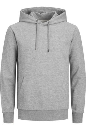 Basic Hoodie Sweat - Lys Grå Melange