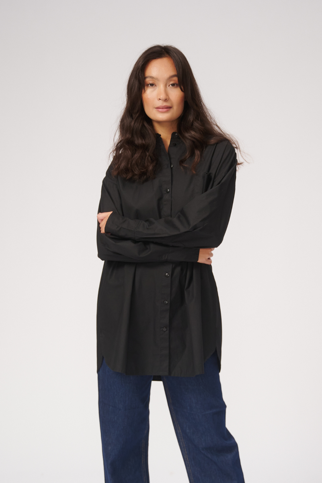 Oversized Shirt - Svart