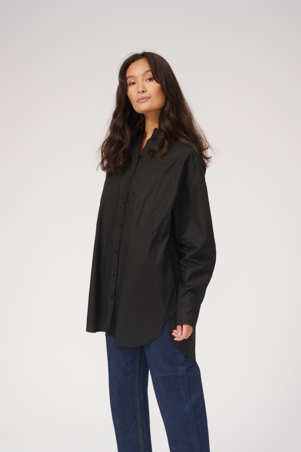 Oversized Shirt - Svart