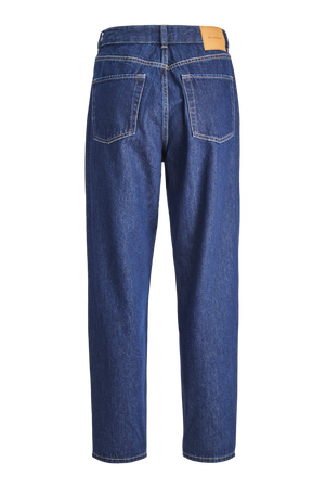 Performance Mom Jeans - Dark Blue Denim