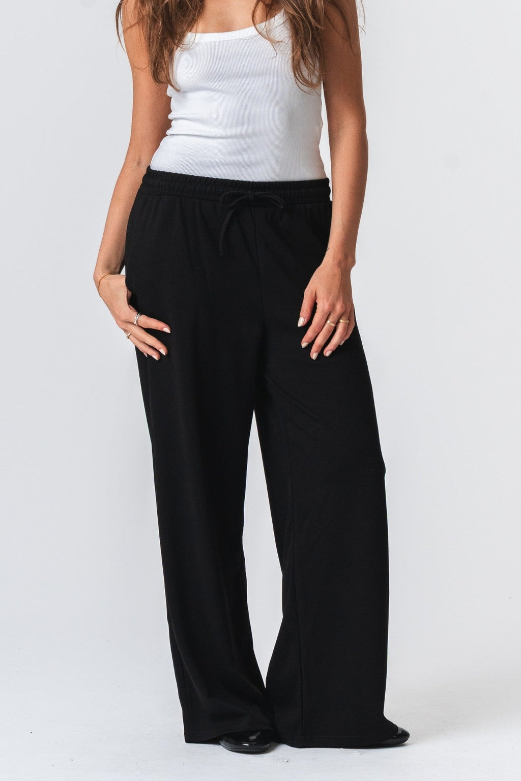 Leah Loose Pants - Svart