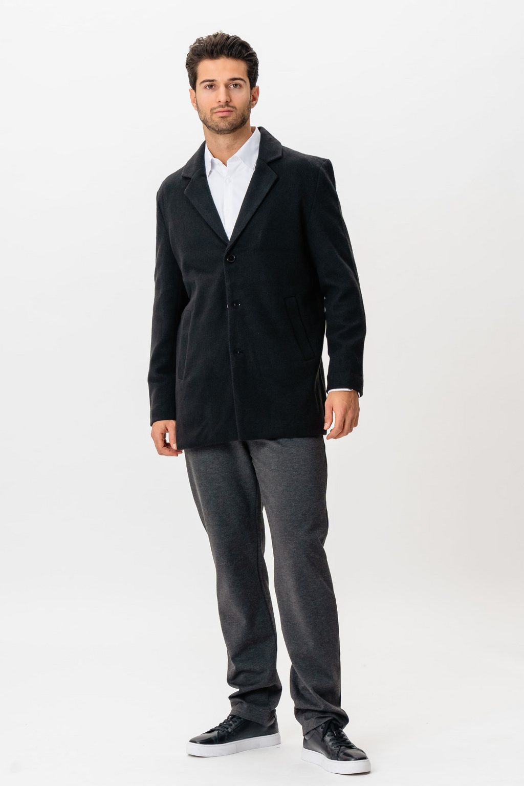 Klassisk frakk - Svart