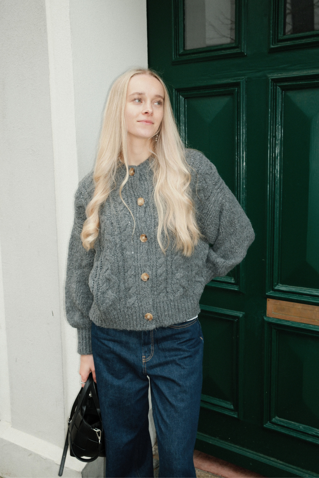 Botton Knit - Mid Grå