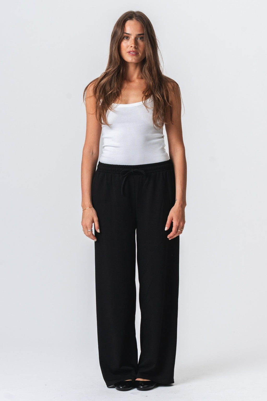 Leah Loose Pants - Svart