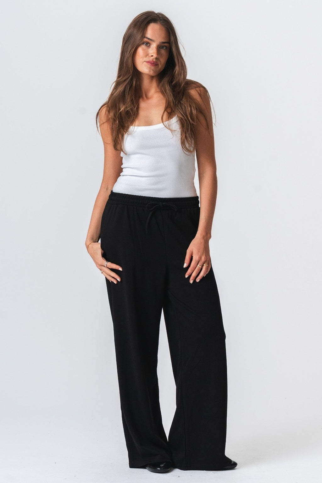 Leah Loose Pants - Svart