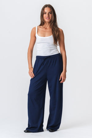Leah Loose Pants - Mørk Navy