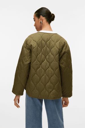 Sabine LS Quilted Jacket - Rifle grønn
