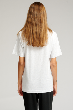Oversized T-shirt - Lys Grå Melange