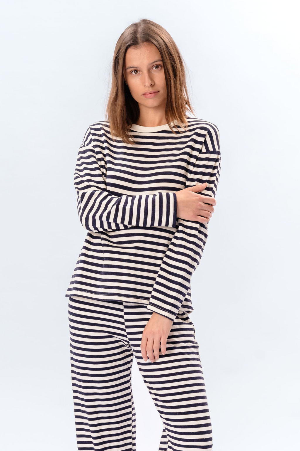 Stripete Skjorte - Blå