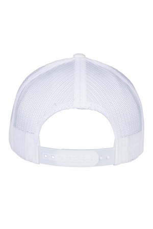Retro Trucker Cap - Hvit