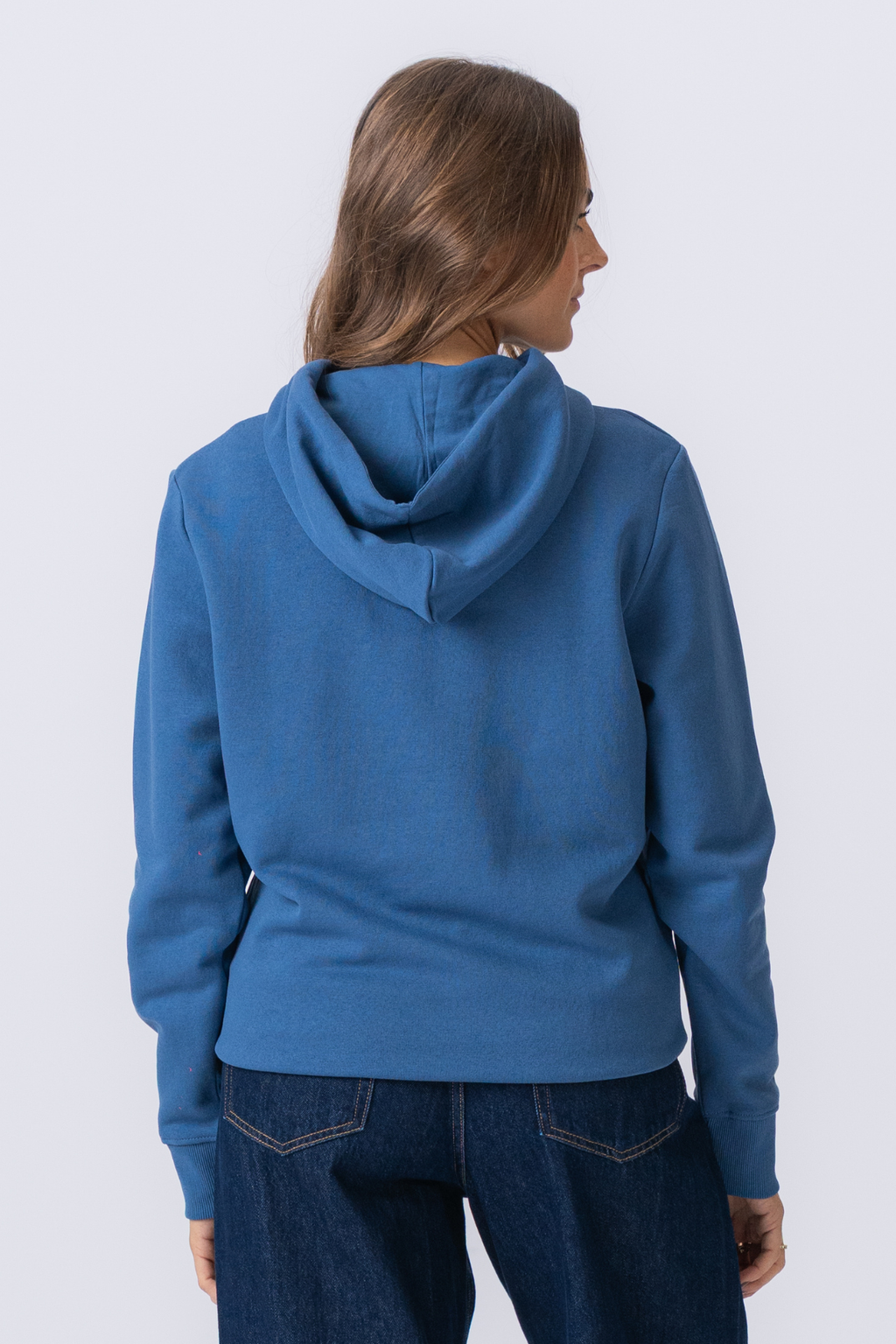 Sweatshirt Hoodie - Dus Blå