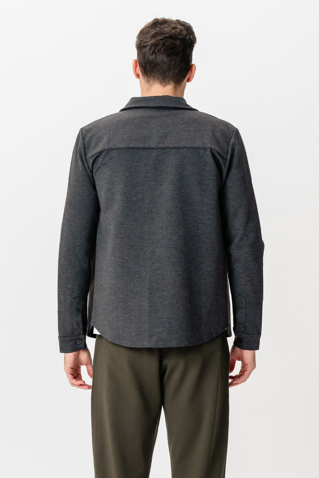 Performance Overshirt - Melert grå