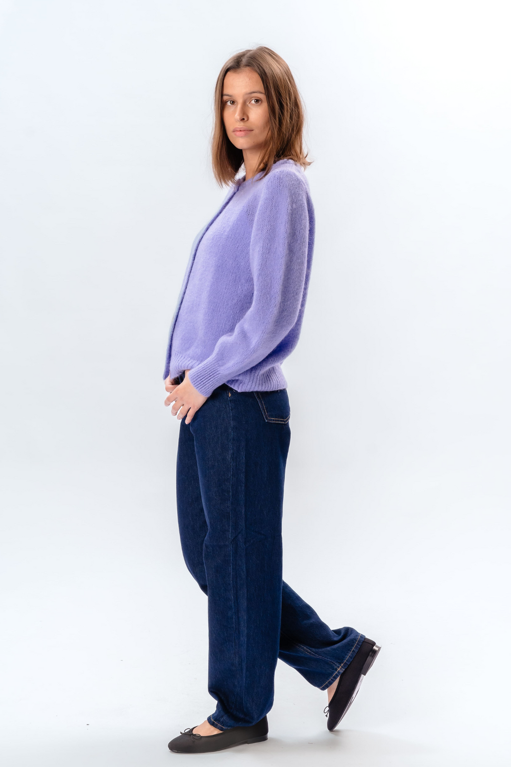 Anna Cardigan - Lilla
