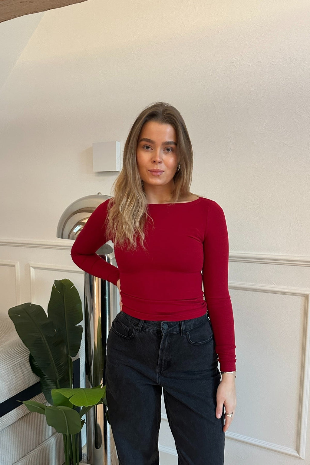 Cassandra Bluse - Burgunder