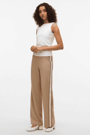 Berlin MW Wide Panel Pant - Sølv Mink