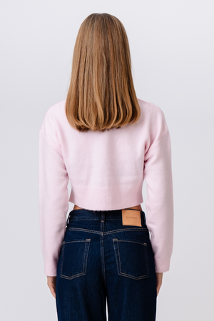 Kenya Kort Strikk - Rosa