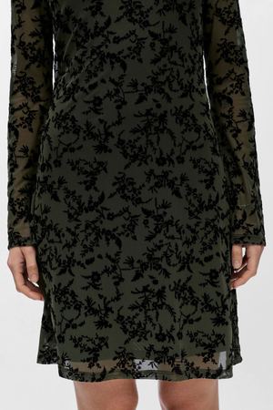 Adeline Kort Kjole - Kambaba Black