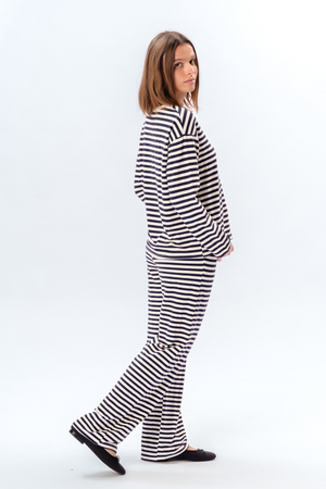 Stripete Skjorte - Blå