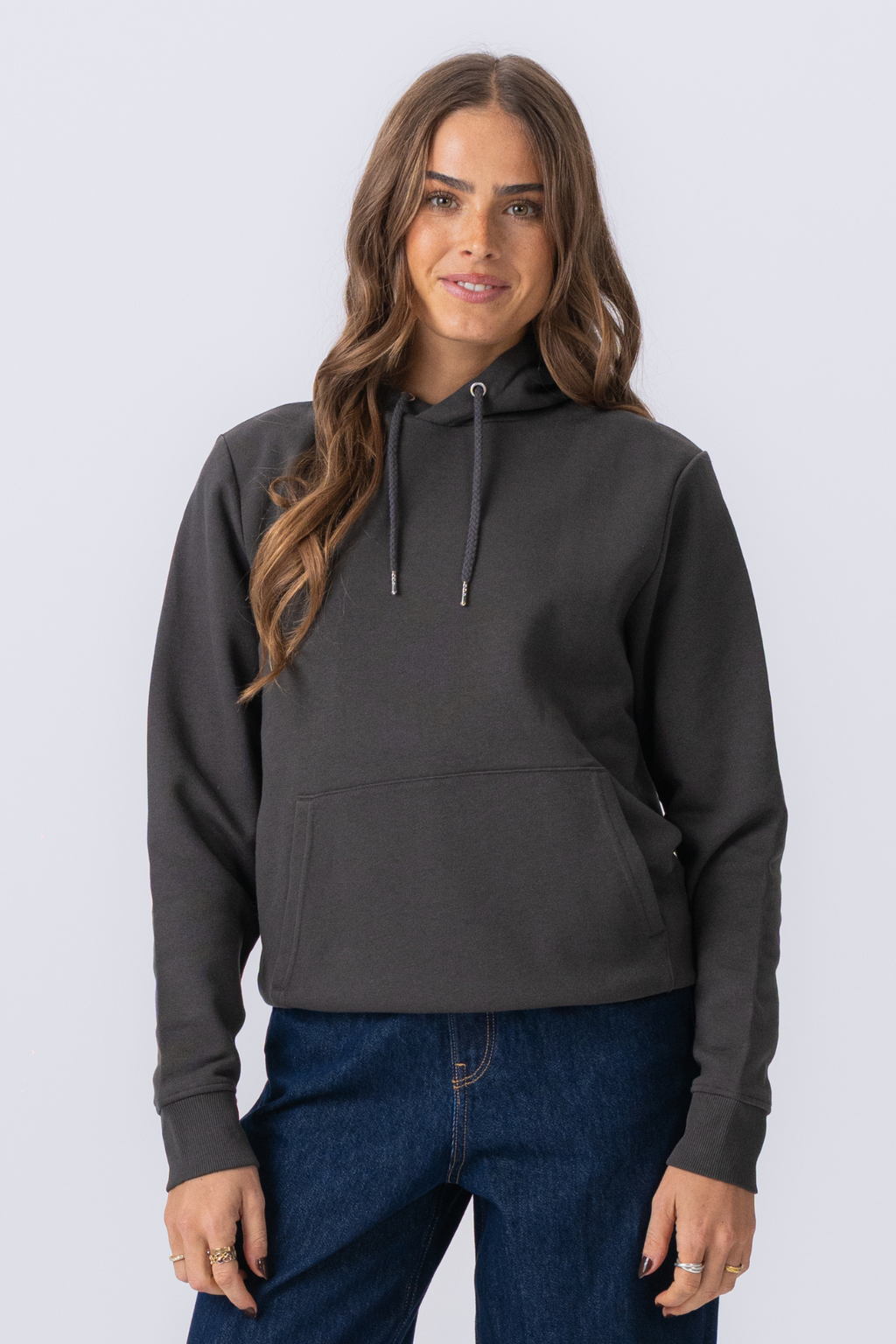 Sweatshirt Hoodie - Mørkegrå