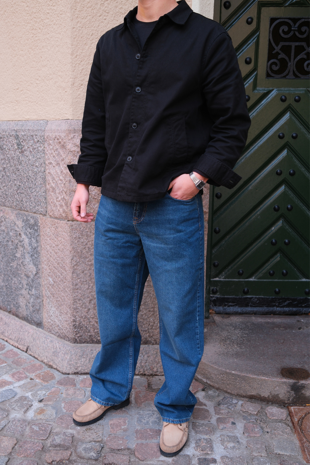 William Regular Jeans - Mørkeblå Denim