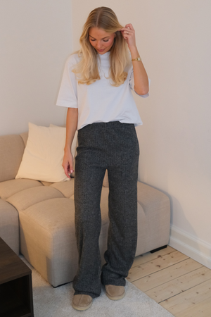 Ivy Knit Pants - Antrasitt