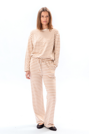 Strippet Bukser - Beige