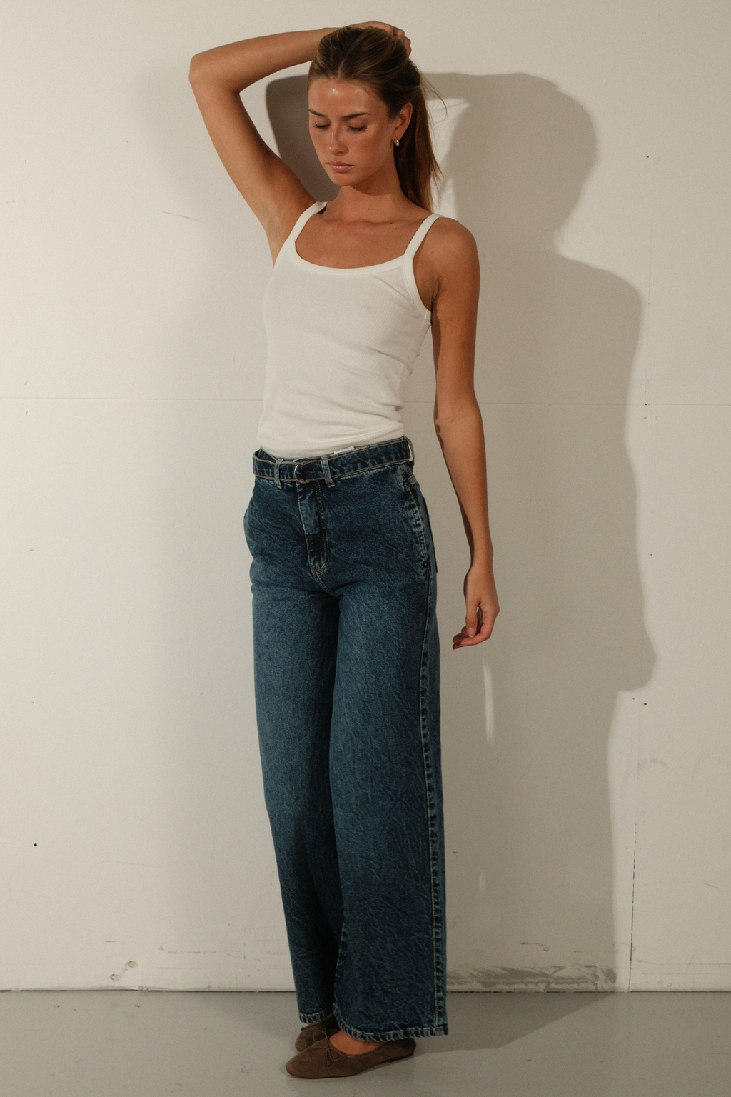 Amalia Jeans - Mellomblå