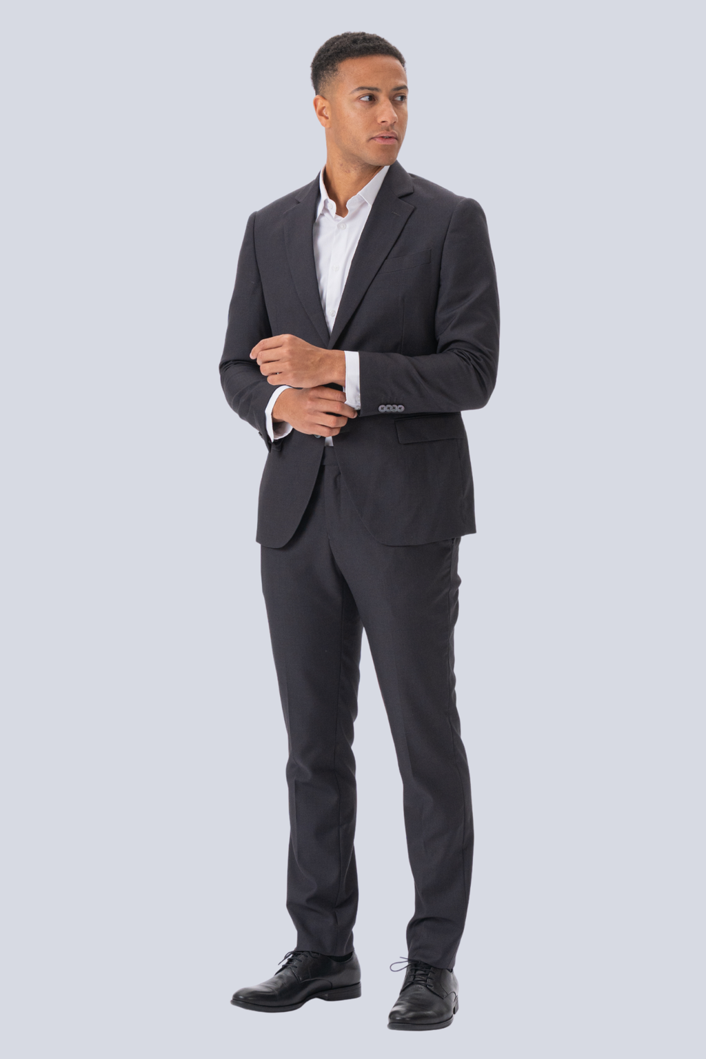 Premium Enkeltspent Blazer - Gråbrun