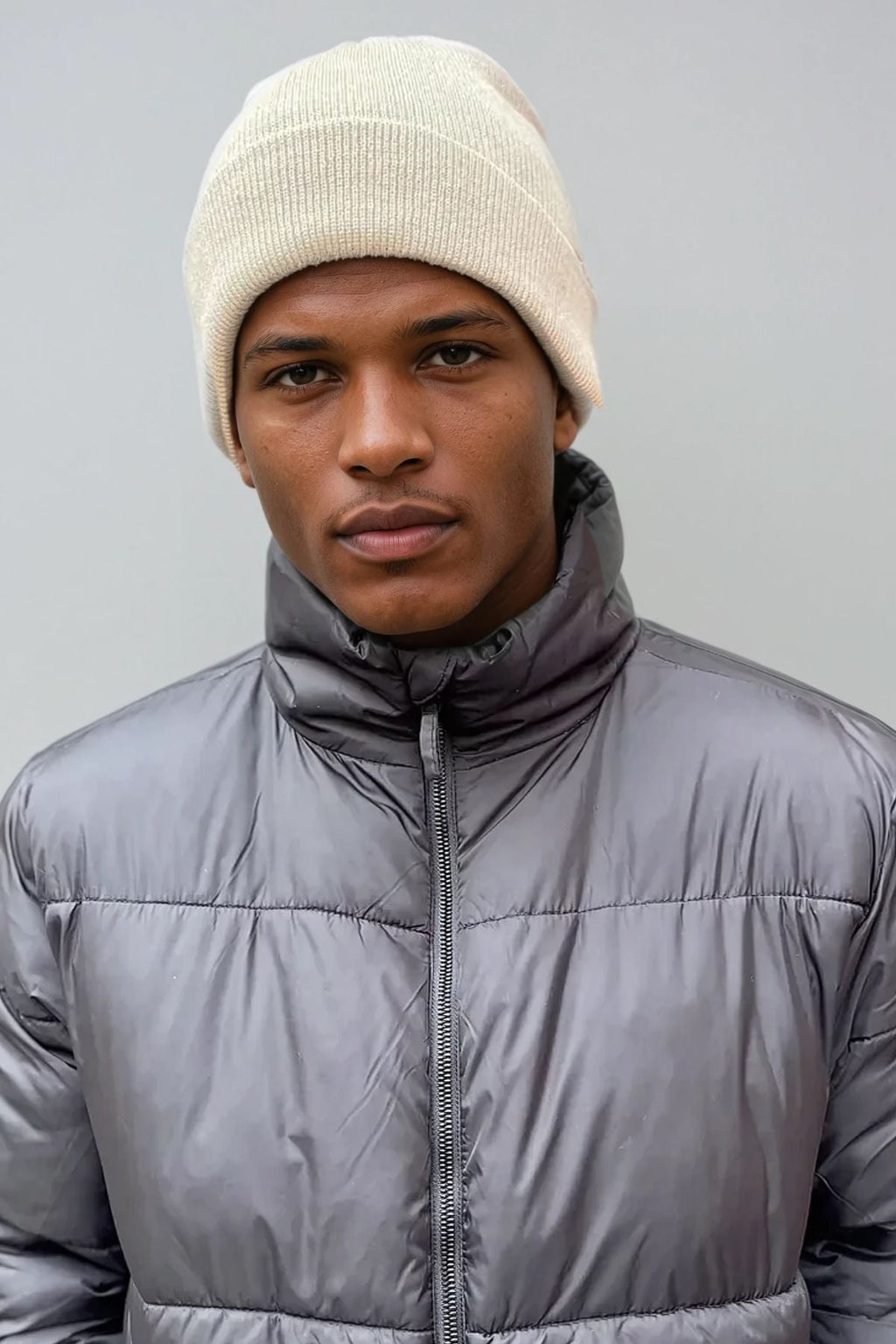 Klassisk beanie - Beige