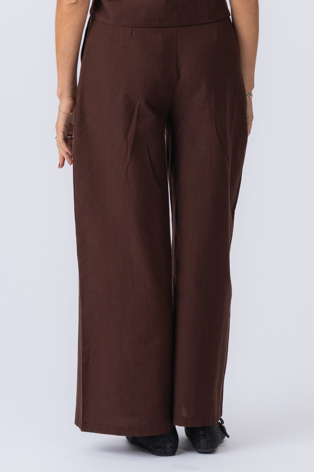 Melissa Wide Pants - Brun