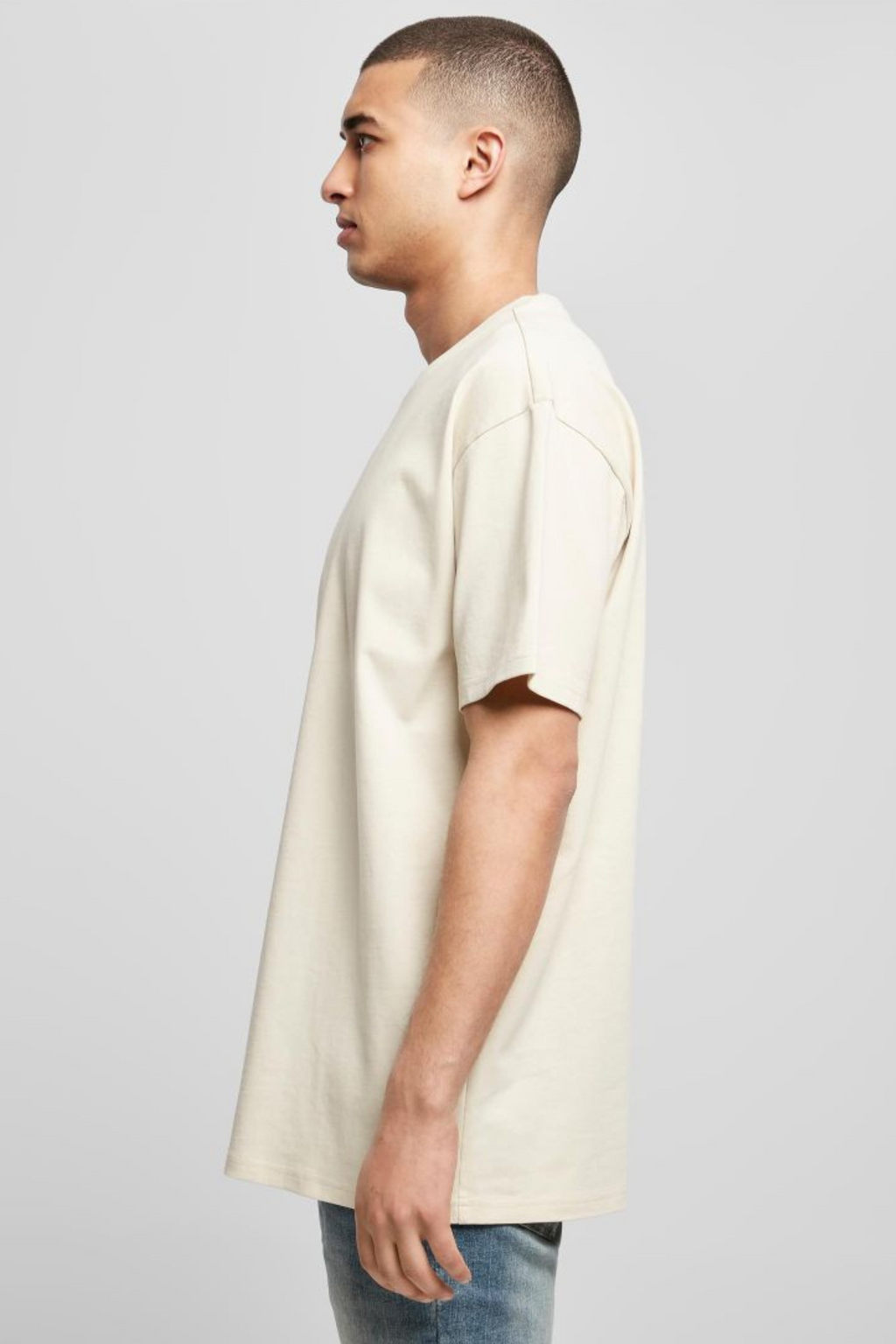 Heavy Oversized T-skjorte - Sand