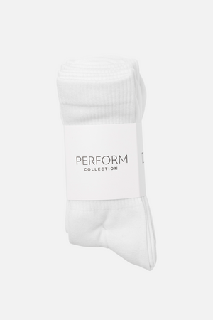 Heritage Tennis Socks 5-Pak - Hvit