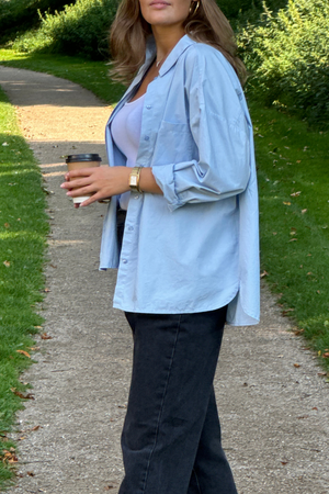 Relaxed Shirt - Lyse Blå