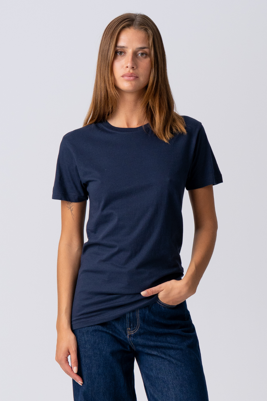 Basic Lett T-skjorte - Navy