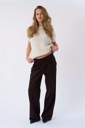 Chloe kortermet strikk - Off White