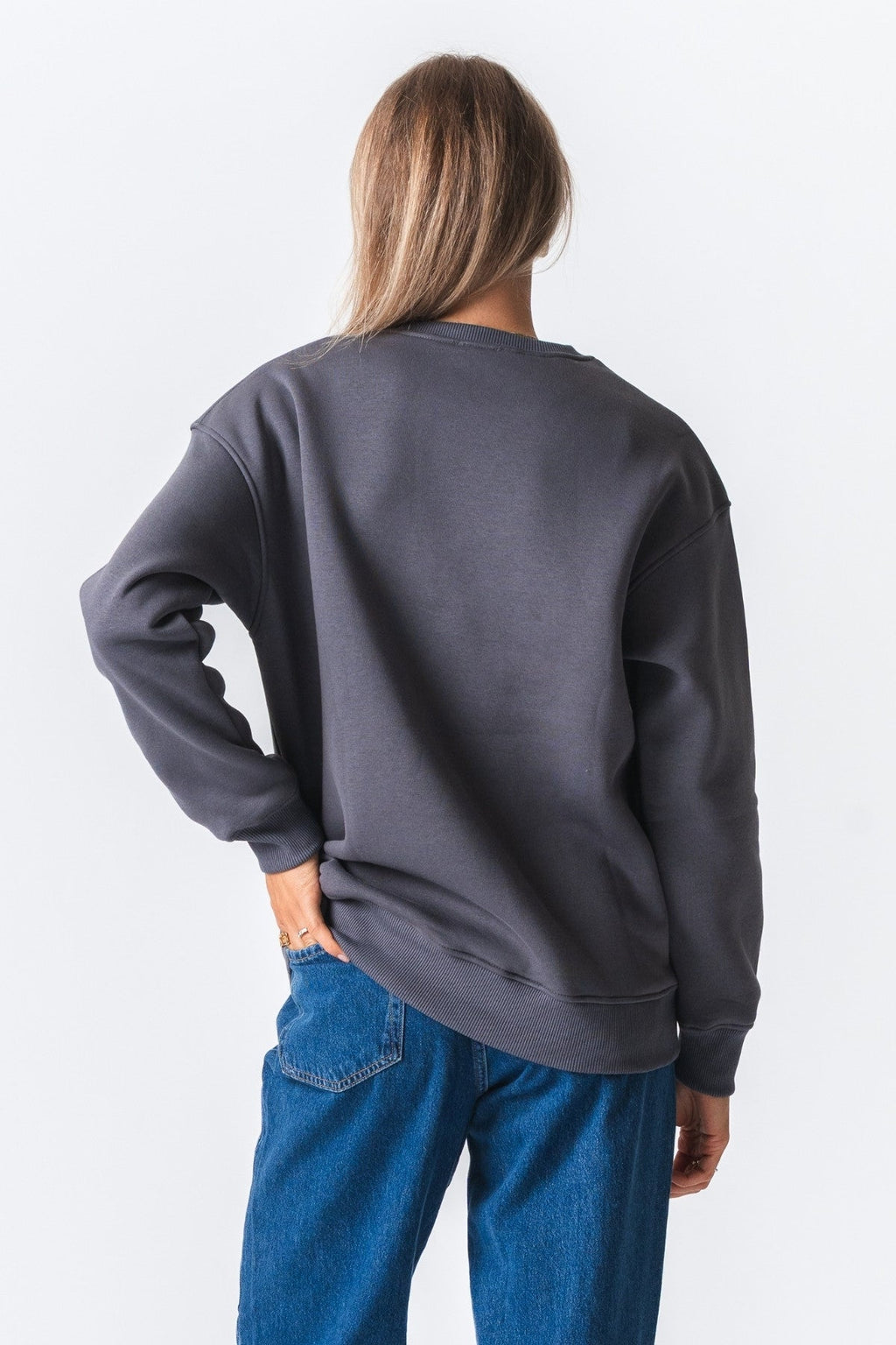 Alina Sweatshirt - Mørk Grå