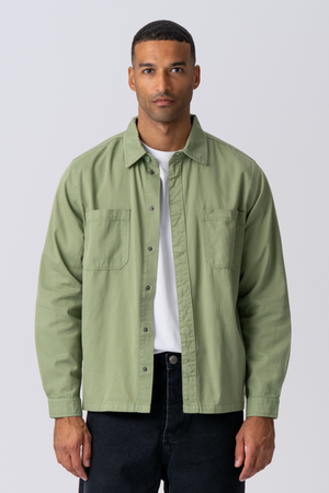 Alex Shirt Regular Fit - Lys Oliven