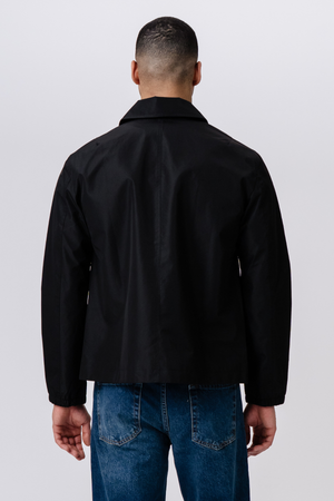Short Zip Jacket - Svart