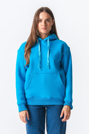 Stella Oversized Hoodie - Blå