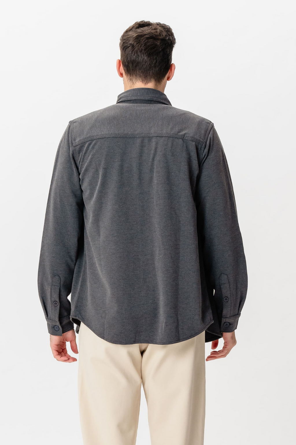 Performance Regular Overshirt - Kullgrå