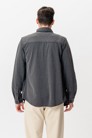 Performance Regular Overshirt - Kullgrå