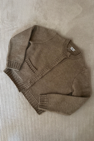 Emilie Strikkecardigan - Brun